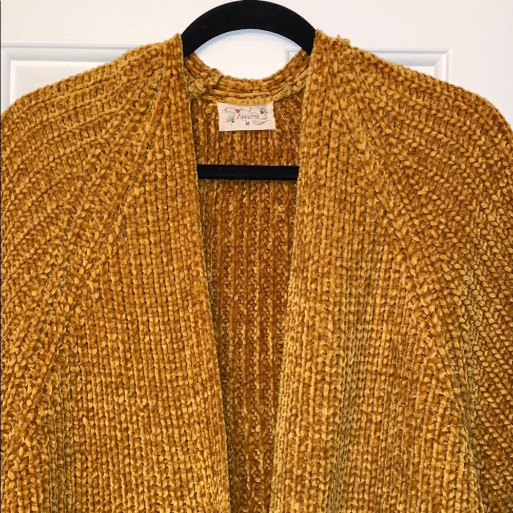 Mustard long sweater